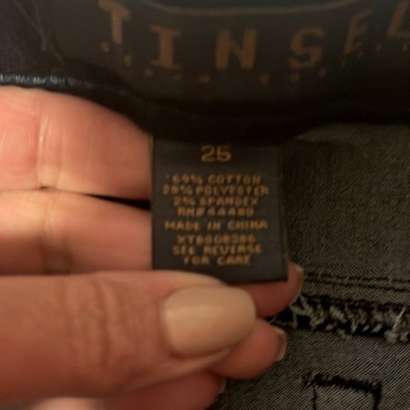 TINSEL DENIM COUTURE WOMENS JEANS NWT SZ 25 - Picture 5 of 5